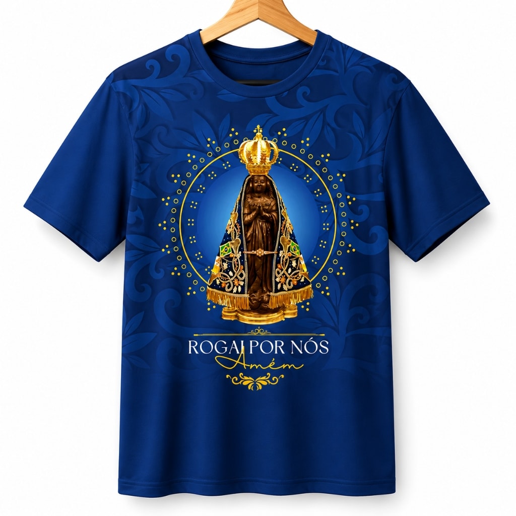 Camisa de Nossa Senhora Aparecida - frente